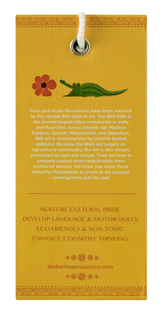 Heritage Alphabet Puzzles (Gujarati Consonants)